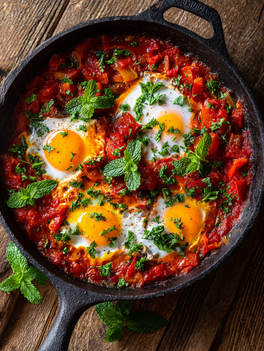 Shakshuka med æg